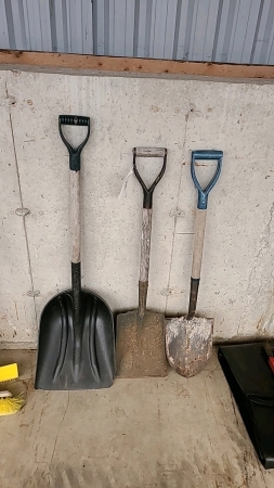 Square, Round, and Scoop Shovels