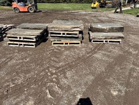 OFFSITE: LOT OF 11 LANDSCAPE STONE STEPS