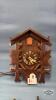WOODEN CUCKOO CLOCK W/ WEIGHTS AND PENDULUM - 4