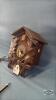 WOODEN CUCKOO CLOCK W/ WEIGHTS AND PENDULUM - 5