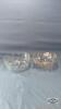 (2) GLASS BOWLS LARGEST IS 8.5IN WIDE X 4IN TALL