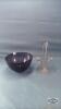 GLASS BOWL WITH A GLASS BASKET