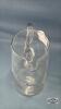 8.5IN TALL ETCHED GLASS PITCHER - 6
