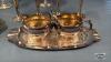 SILVER PLATE AND HAMMERED ALUMINUM LOT - 2