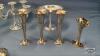 SILVER PLATE AND HAMMERED ALUMINUM LOT - 5