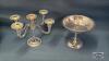 SILVER PLATE AND HAMMERED ALUMINUM LOT - 8