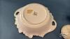 TEA POT AND AN 11IN FLOWERED BOWL - 4