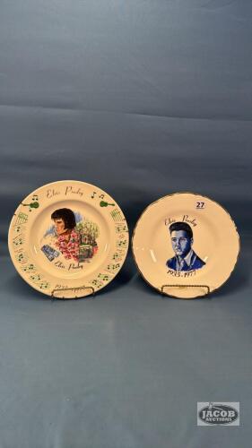 (2) ELVIS PRESLEY COLLECTOR PLATES