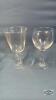 GLASS STEM WARE LOT - 4