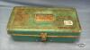 METAL TACKLE BOX WITH CONTENTS - 7