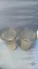 FROSTED GLASS LOT - 8
