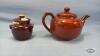 TEA POT WITH 4IN CANISTER AND LID - 5
