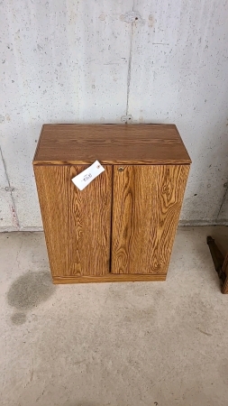 Locking Bar Cabinet (No Key)