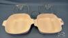(2) CORNING WARE CASSEROLE DISHES WITH LIDS - 3