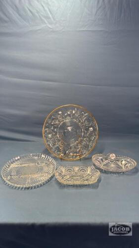 GLASS TRAY LOT