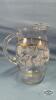 (6) GLASSES AND PITCHER WITH UNMATCHED FLORAL TRAY - 2