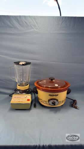 RIVAL CROCK POT AND SUNBEAM BLENDER