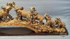 8 ELEPHANT 32IN LONG FIGURINE - 4