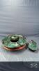 BLUE MOUNTAIN POTTERY VEGGIE SERVER ON LAZY SUSAN