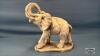 11IN TALL PLASTER LIKE ELEPHANT - 2