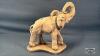 11IN TALL PLASTER LIKE ELEPHANT - 4