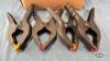 QUANTITY OF PLASTIC SQUEEZE CLAMPS - 2