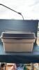 RUBBERMAID TOTE WITH HINGED LID