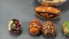 8 WOODEN DECORATED EGGS - 3