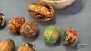 8 WOODEN DECORATED EGGS - 4