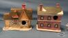 2 CHRISTMAS VILLAGE BUILDINGS WITH LIGHTS - 4