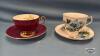 8 CUPS AND SAUCERS - 10