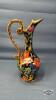 HAND PAINTED 13IN TALL DECORATIVE URN - 3