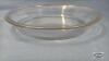 2 PYREX 8IN PIE PLATES AND SHALLOW 1OIN BOWL - 7