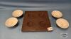 CERAMIC TRAY WITH 4 4IN BOWLS - 3