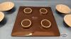 CERAMIC TRAY WITH 4 4IN BOWLS - 4