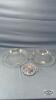 2 PYREX PIE PLATES AND GLASS JUICER