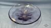 13IN WIDE GLASS BOWL WITH BLUE TINGE - 3