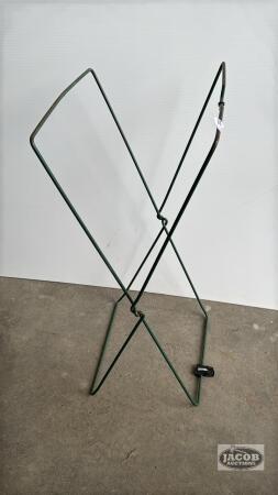 FOLDING METAL GARBAGE BAG HOLDER