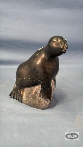 SOAP STONE SEAL FIGURINE