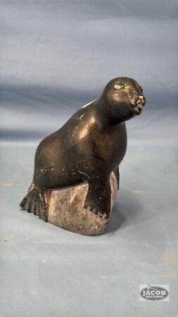 SOAP STONE SEAL FIGURINE