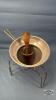 COLLANDER IN STAND WITH WOODEN MASHER - 2