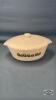FIRE KING 3 QUART CASSROLE WITH LID