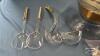 2PC PUNCH BOWL WITH 8 CUPS, HANGERS AND LADLES - 2