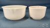 2 GLASBAKE MIXING BOWLS - 2