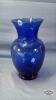 COBALT BLUE 11IN TALL VASE