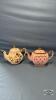 2 SADLER TEA POTS