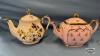2 SADLER TEA POTS - 2
