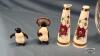 (5) PAIR OF SALT AND PEPPERS ON A 10IN GLASS PLATE - 5