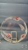 (5) PAIR OF SALT AND PEPPERS ON A 10IN GLASS PLATE - 6