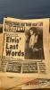 QUANTITY OF MOSTLY ELVIS NEWS PAPER CLIPPINGS - 5